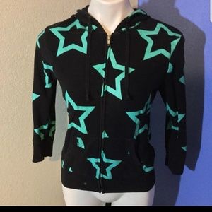 Cool Attitude Teal Star Hoodie Medium
Zip up